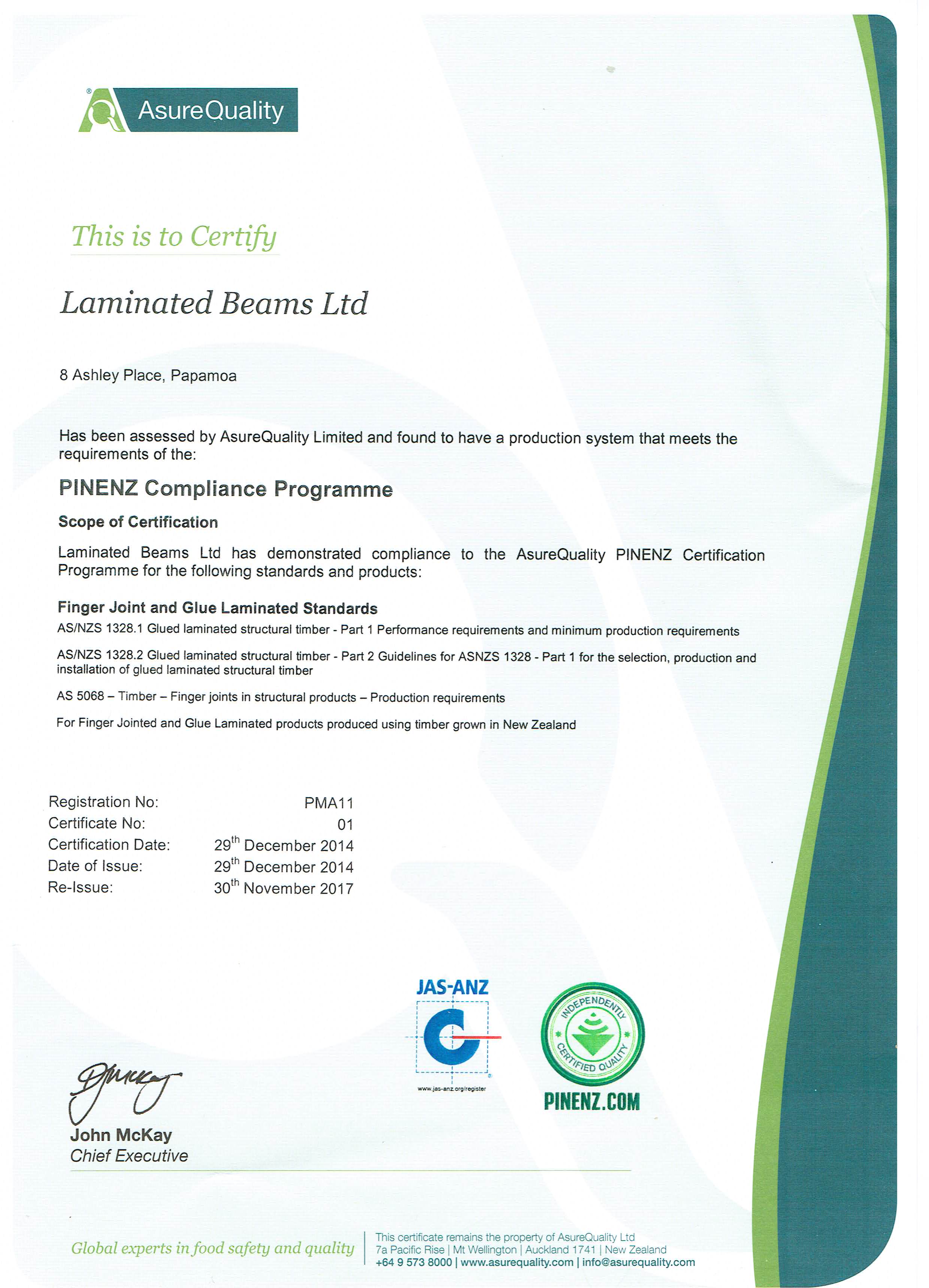 Technical Laminated Beams