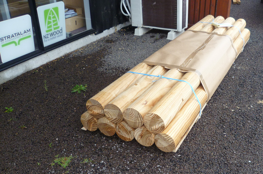 Engineered Rounds Laminated Beams